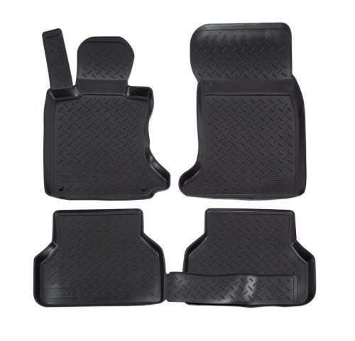 EgriAuto Prémiový 3D Gumové autokoberce s uchytením NORM Bmw 5 E60/E61 2003-2010 4 ks