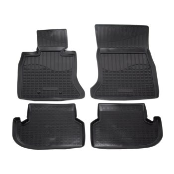   EgriAuto Prémiový 3D Gumové autokoberce s uchytením NORM Bmw 5 F10/F11 2013-2017 4 ks