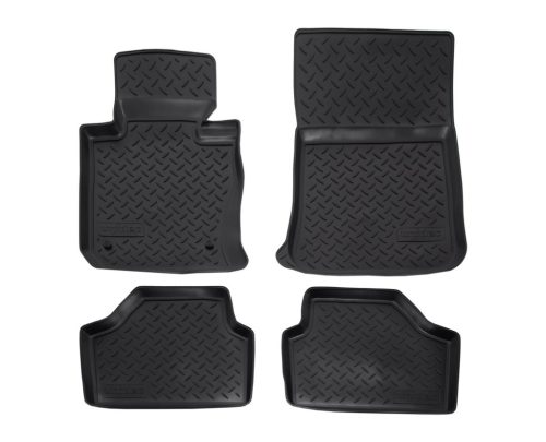 EgriAuto Prémiový 3D Gumové autokoberce s uchytením NORM Bmw X1 E84 2009-2015 4 ks
