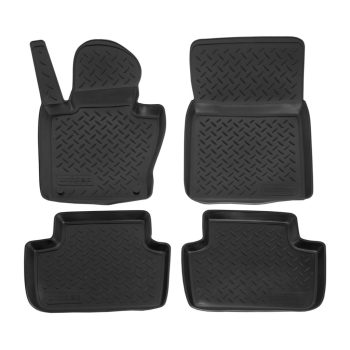   EgriAuto Prémiový 3D Gumové autokoberce s uchytením NORM Bmw X3 E83 2006-2010 4 ks