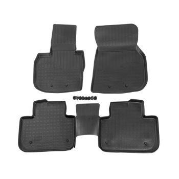   EgriAuto Prémiové 3D gumové autokoberce s uchytením NORM Bmw X3 G1 2017-2023 4 ks