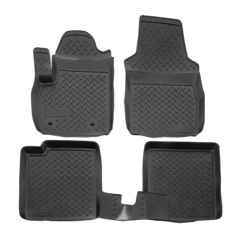 EgriAuto 3D prémiové gumové koberce s patentkami NORM Fiat Panda 2003-2012 4 ks