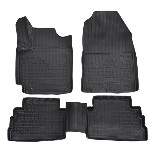 EgriAuto Prémiový 3D Gumové autokoberce s uchytením NORM HYUNDAI Kona 2018-