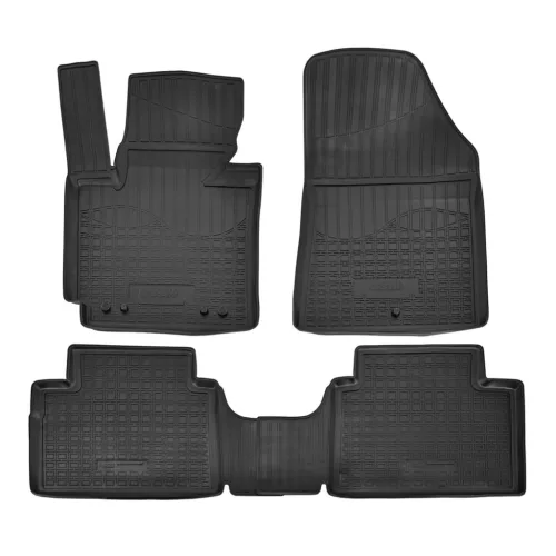 EgriAuto 3D prémiové gumové koberce s patentkami NORM Kia Soul PS 2013-2019