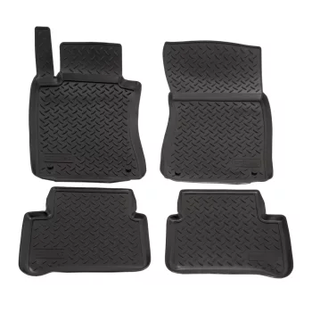   EgriAuto Prémiový 3D Gumové autokoberce s uchytením NORM MERCEDES-Benz E-Class W211 2002-2009 4 ks