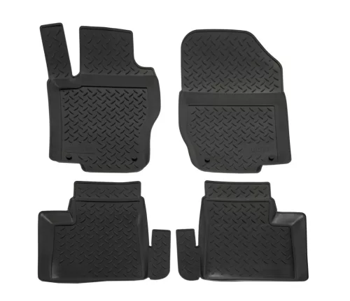 EgriAuto Prémiový 3D Gumové autokoberce s uchytením NORM MERCEDES-Benz GL X164 2006-2012/M W164 2005-2011 4 ks