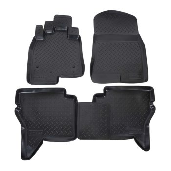  EgriAuto Prémiový 3D Gumové autokoberce s uchytením NORM Pajero IV 2007-2018