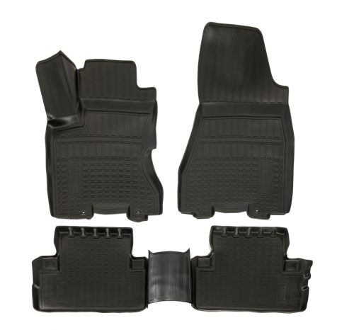 EgriAuto Prémiový 3D Gumové autokoberce s uchytením NORM NISSAN X-Trail T31 2007-2014 4 ks