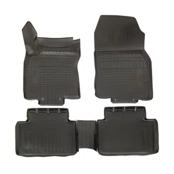   EgriAuto 3D prémiové gumové koberce s patentkami NORM Nissan X-Trail T32 2014-2021 4 ks