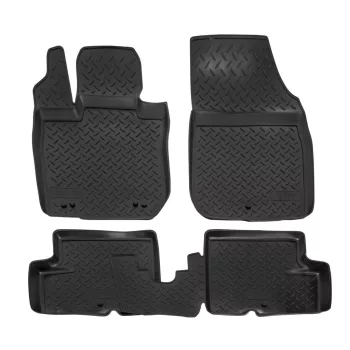   EgriAuto 3D prémiové gumové koberce s patentkami NORM Nissan Terrano 2WD 2010-2017 4 ks