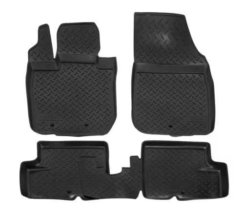 EgriAuto 3D prémiové gumové koberce s patentkami NORM Nissan Terrano 4WD 2010-2017 4 ks