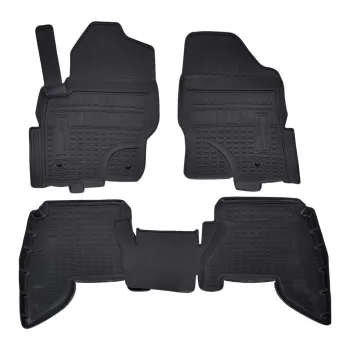   EgriAuto 3D prémiové gumové koberce s patentkami NORM Nissan Pathfinder R51 2005-2014