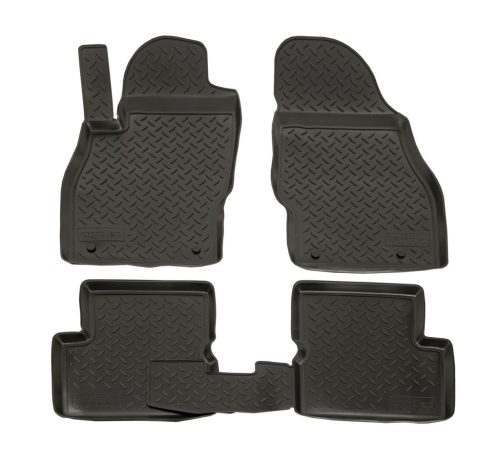 EgriAuto Prémiový 3D Gumové autokoberce s uchytením NORM OPEL Corsa D/E 2006-2019 4 ks