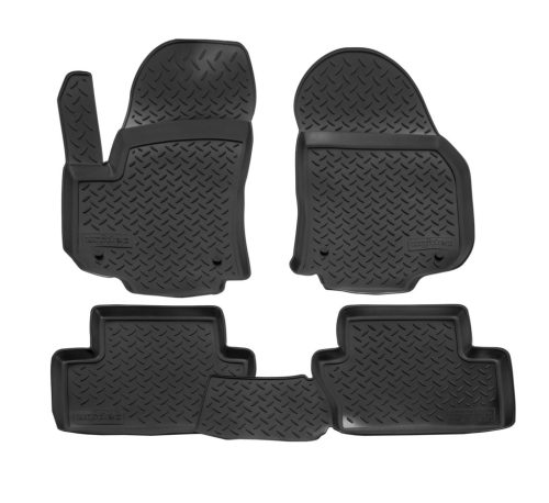 EgriAuto Prémiový 3D Gumové autokoberce s uchytením NORM OPEL Zafira B 2005-2011 4 ks