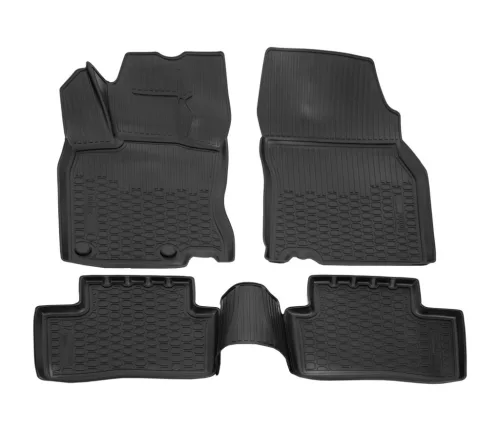 EgriAuto 3D prémiové gumové koberce s patentkami NORM Renault Kadjar 2015- 4 ks