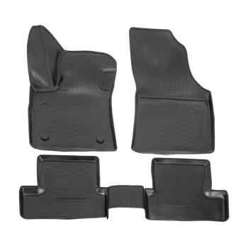   EgriAuto Prémiový 3D Gumové autokoberce s uchytením NORM RENAULT Megane IV 2016- 4 ks