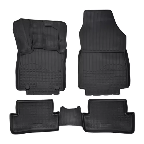 EgriAuto 3D prémiové gumové koberce s patentkami NORM Renault Clio IV 2012-2019