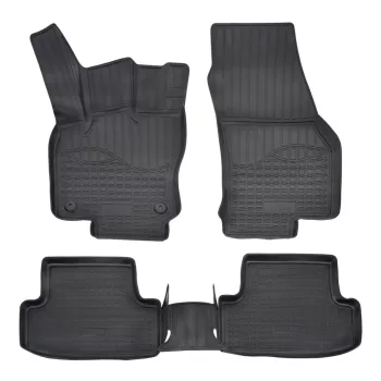   EgriAuto 3D prémiové gumové koberce s patentkami NORM Seat Ateca 2016- 5 ks