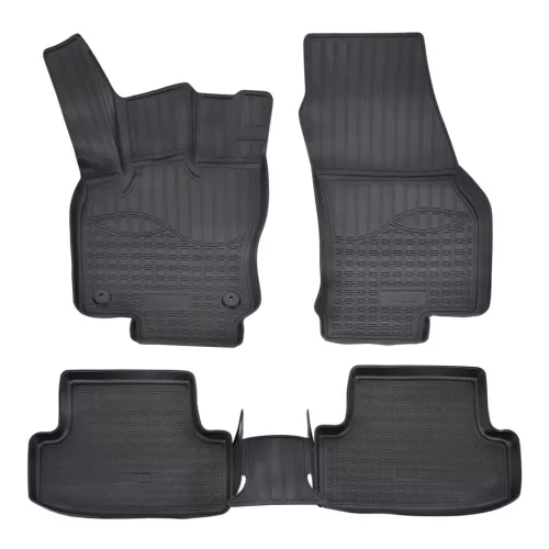 EgriAuto 3D prémiové gumové koberce s patentkami NORM Seat Ateca 2016- 5 ks