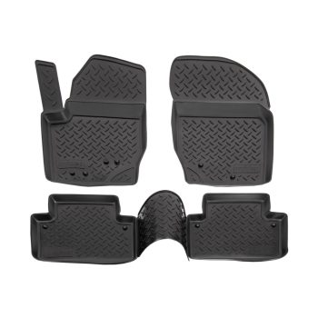   EgriAuto Prémiový 3D Gumové autokoberce s uchytením NORM Volvo XC90 2002-2015 4 ks