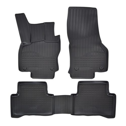 EgriAuto Prémiový 3D Gumové autokoberce s uchytením NORM VOLKSWAGEN Touran III 5T 2015 -