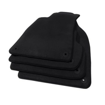   EgriAuto plyš textilný koberec čierne Audi A4 B6/B7 2001-2008 4 ks