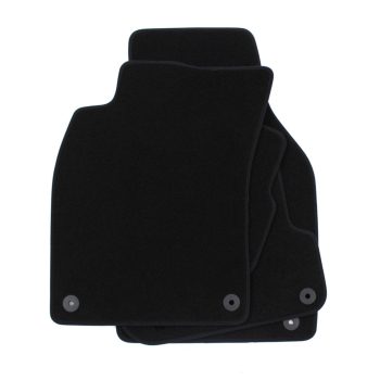   EgriAuto plyšový textilný koberec čierny Audi A6 C6 2004-2011 6 ks