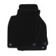 EgriAuto plyšový textilný koberec čierny Audi A6 C6 2004-2011 6 ks