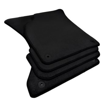   EgriAuto plyš textilný koberec čierne Audi A4 B9 2017-2023 4 ks