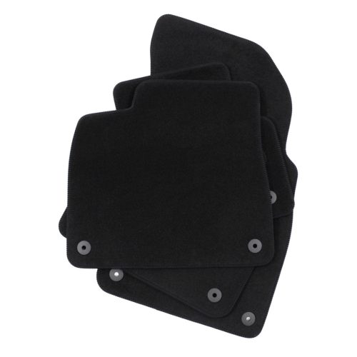 EgriAuto plyšový textilný koberec čierny Audi Q7 2015-vyšší 4 ks