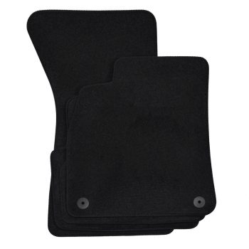  EgriAuto plyšový textilný koberec čierny Audi A6 C8 2018-magasabb 4 ks