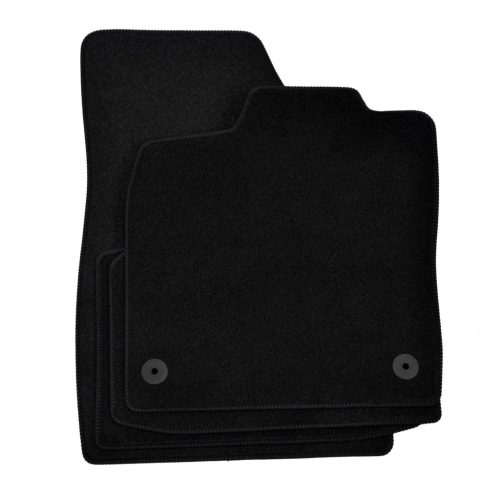 EgriAuto plyšový textilný koberec čierny Audi Q4 e-tron 2021-magasabb 4 ks