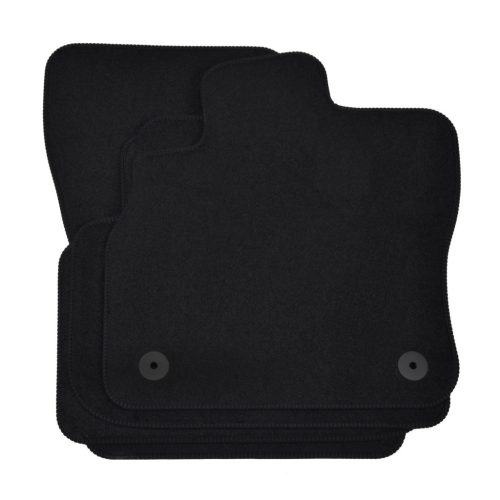 EgriAuto plyšový textilný koberec čierny Audi Q3 2018-magasabb 4 ks