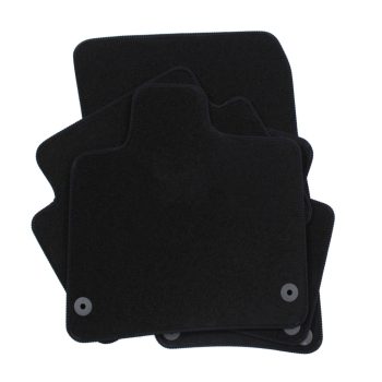   EgriAuto plyšový textilný koberec čierny Audi Q7 7 miestny 2018-vyšší 6 ks