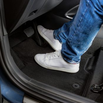   EgriAuto plyšový textilný koberec čierny Audi A3 8P 2004-2012 4 ks