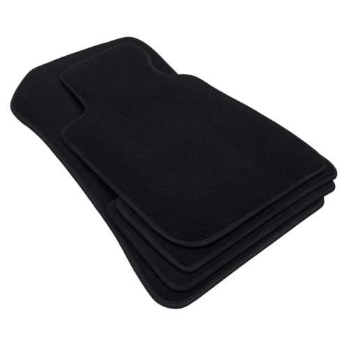 EgriAuto plyšový textilný koberec čierny Bmw 1 E87 2004-2011 4 ks