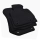 EgriAuto plyšový textilný koberec čierny Bmw 3 E36 1990-1998 4 ks