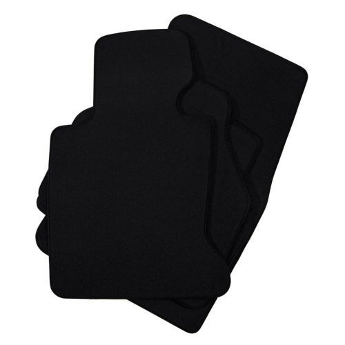 EgriAuto plyšový textilný koberec čierny Bmw 7 E65 2001-2008 4 ks