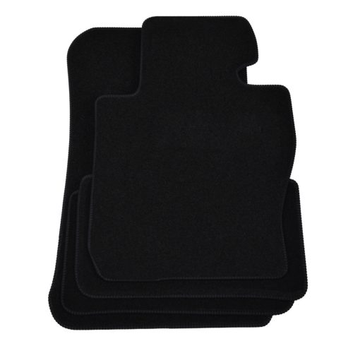 EgriAuto plyšový textilný koberec čierny Bmw X1 E84 2009-2014