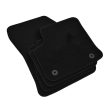 EgriAuto plyšový textilný koberec čierny PEUGEOT 2008 electric 2020-vyšší 4 ks