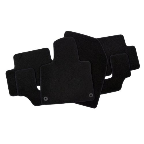 EgriAuto plyšový textilný koberec čierny CITROEN C4 Grand Picasso/SpaceTourer 2014-magasabb 6 ks