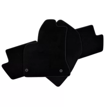   EgriAuto plyšové textilné koberce čierny Citroen C4 Picasso 5seat 2006-2013 4 ks