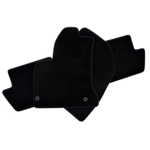 EgriAuto plyšový textilný koberec čierny CITROEN C4 Picasso 5seat 2006-2013 4 ks