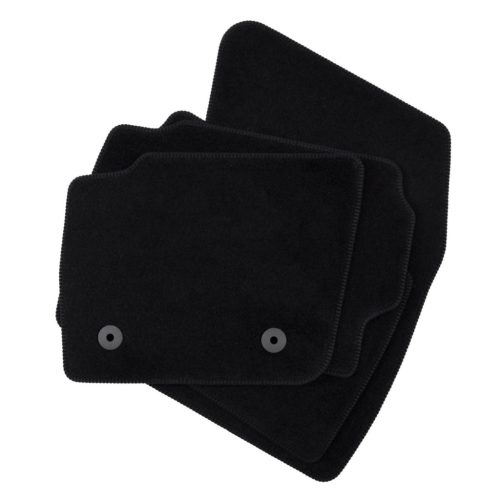 EgriAuto plyšový textilný koberec čierny FORD Mondeo 2015-2022 4 ks