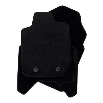   EgriAuto plyšový textilný koberec čierny FORD Ranger T6/T7 2013-vyšší 4 ks