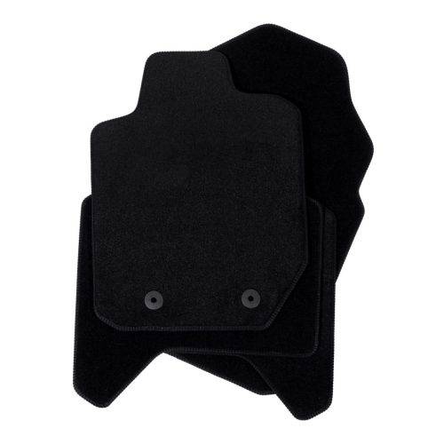 EgriAuto plyšový textilný koberec čierny FORD Ranger T6/T7 2013-vyšší 4 ks
