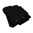 EgriAuto plyšový textilný koberec čierny HYUNDAI Bayon 2021-vyšší 4 ks