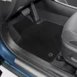 EgriAuto plyšové textilné koberce čierny Kia Niro 2022-vyšší 4 ks