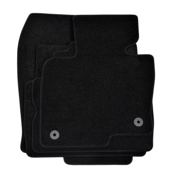   EgriAuto plyšový textilný koberec čierny Mazda CX5 2017-vyšší 4 ks