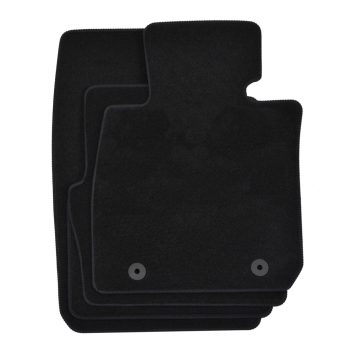   EgriAuto plyšový textilný koberec čierny Mazda CX-3 2015-vyšší 4 ks